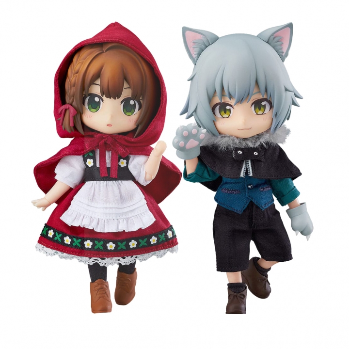 Original Character Nendoroid Doll Action Figure Little Red Riding Hood: Rose / Wolf: Ash 14 cm