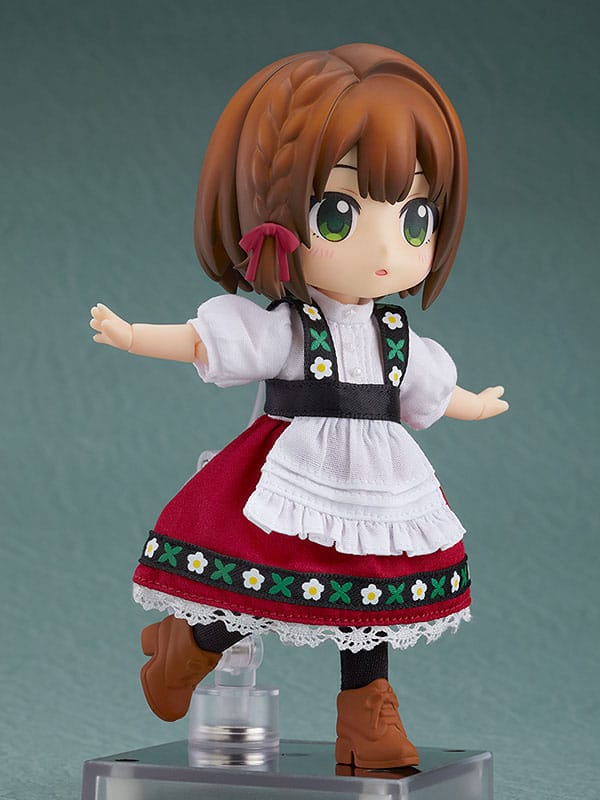 Original Character Nendoroid Doll Action Figure Little Red Riding Hood: Rose / Wolf: Ash 14 cm