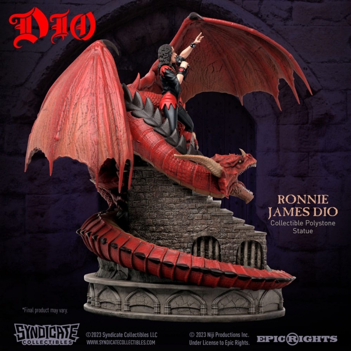 Dio Statue 1/10 Ronnie James Dio 36 cm