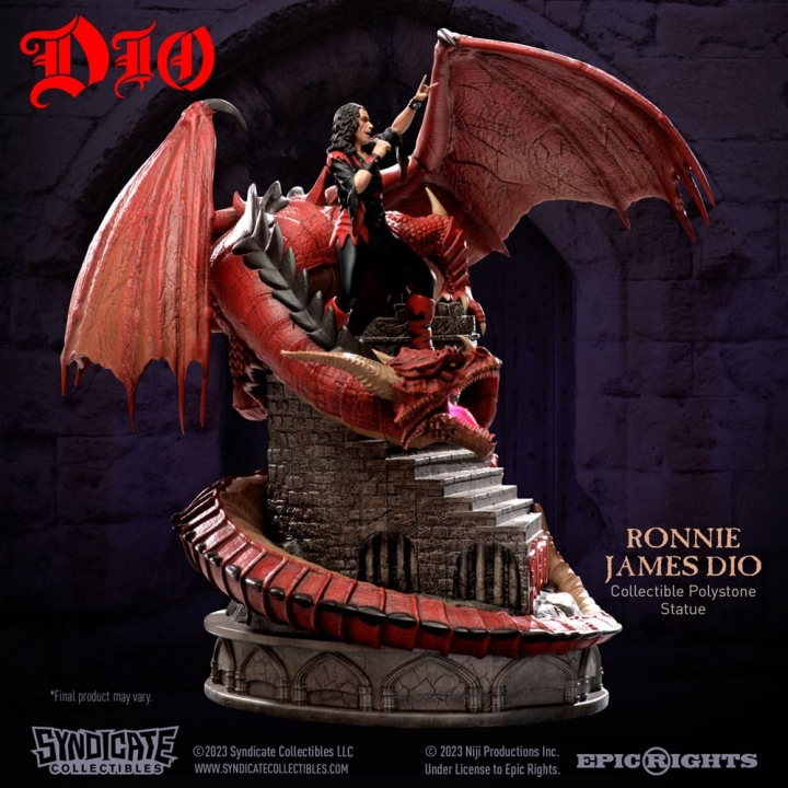 Dio Statue 1/10 Ronnie James Dio 36 cm