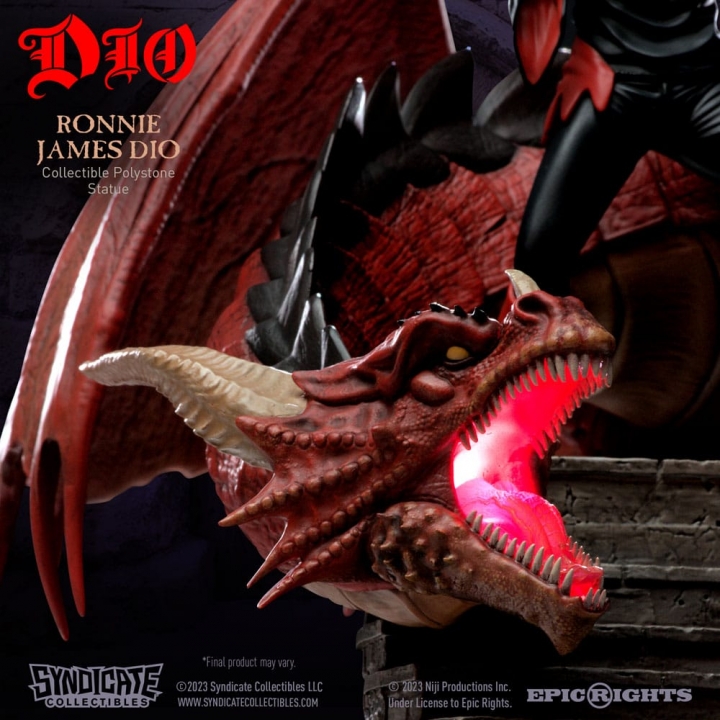 Dio Statue 1/10 Ronnie James Dio 36 cm