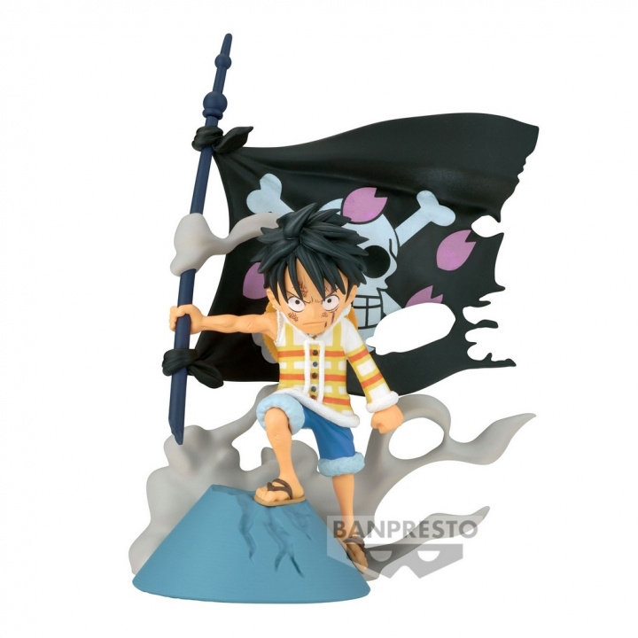 One Piece: WCF Log Stories - Monkey.D.Luffy Figure 8 cm