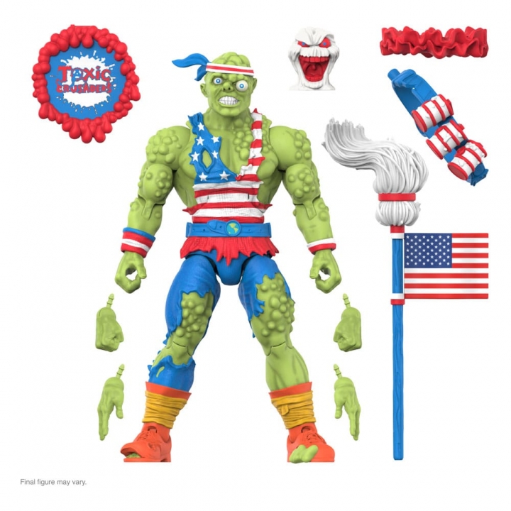 Toxic Crusaders Ultimates Action Figure Toxie Vintage Toy America 18 cm