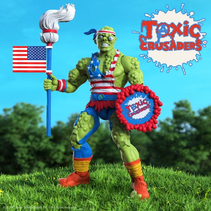 Toxic Crusaders Ultimates Action Figure Toxie Vintage Toy America 18 cm