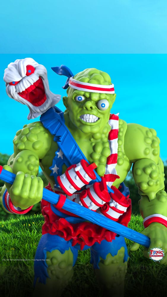 Toxic Crusaders Ultimates Action Figure Toxie Vintage Toy America 18 cm