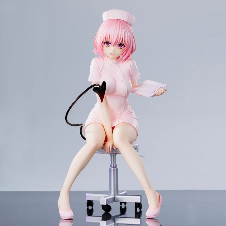 To Love-Ru Darkness Statue PVC Momo Belia Deviluke Nurse Costume 22 cm