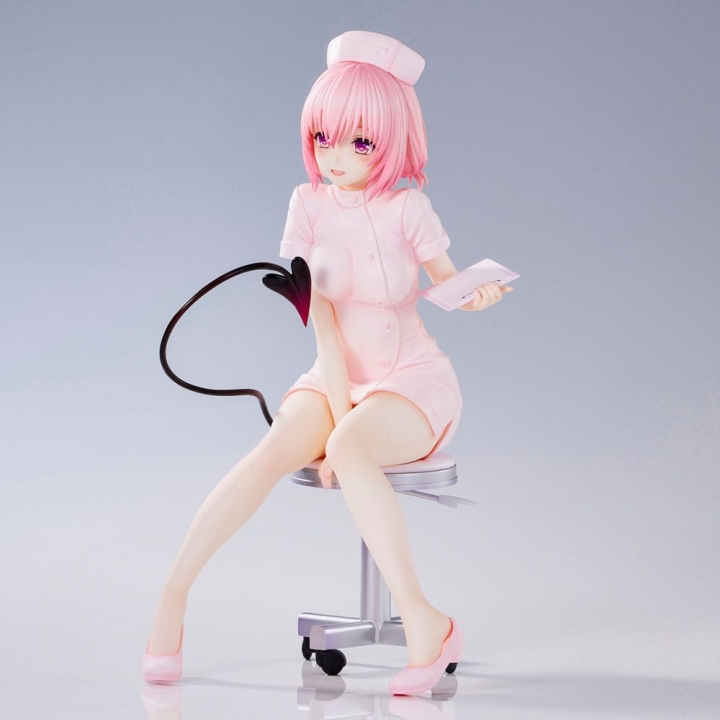 To Love-Ru Darkness Statue PVC Momo Belia Deviluke Nurse Costume 22 cm