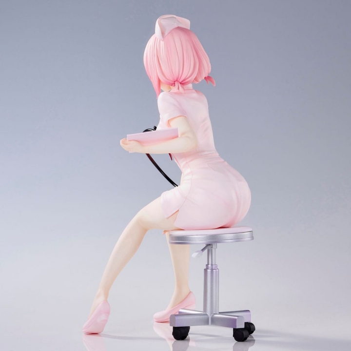 To Love-Ru Darkness Statue PVC Momo Belia Deviluke Nurse Costume 22 cm