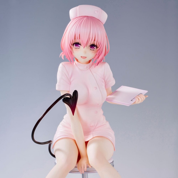 To Love-Ru Darkness Statue PVC Momo Belia Deviluke Nurse Costume 22 cm