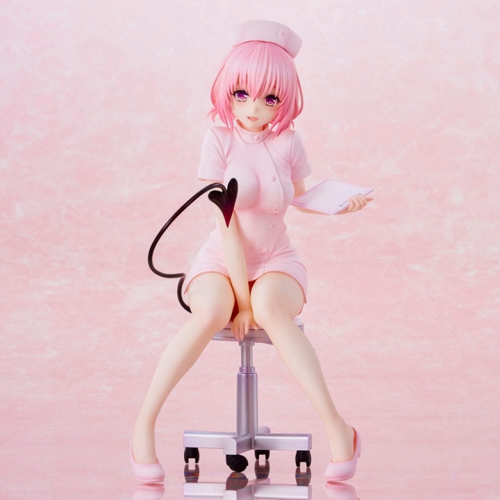 To Love-Ru Darkness Statue PVC Momo Belia Deviluke Nurse Costume 22 cm