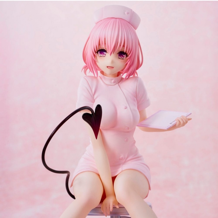 To Love-Ru Darkness Statue PVC Momo Belia Deviluke Nurse Costume 22 cm