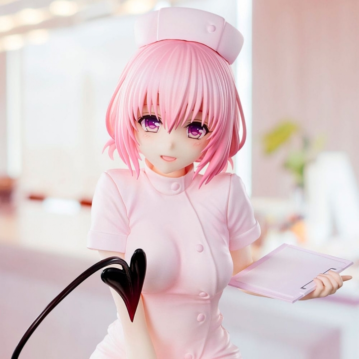 To Love-Ru Darkness Statue PVC Momo Belia Deviluke Nurse Costume 22 cm