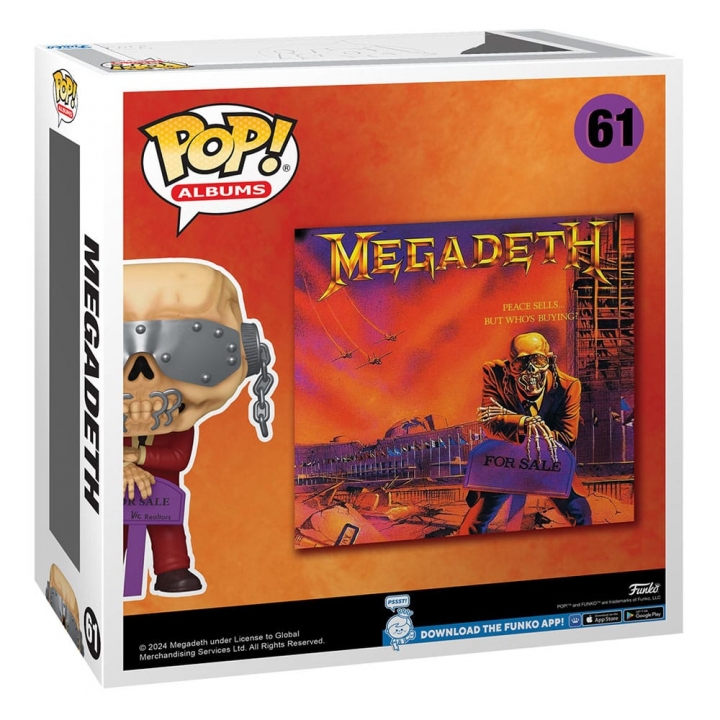 Megadeth POP! Albums Vinyl Figure PSBWB 9 cm