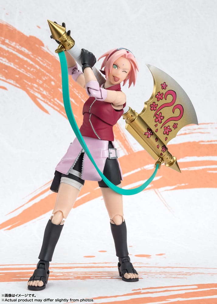 Naruto Shippuden S.H. Figuarts Action Figure Sakura Haruno Naruto OP99 Edition 14 cm