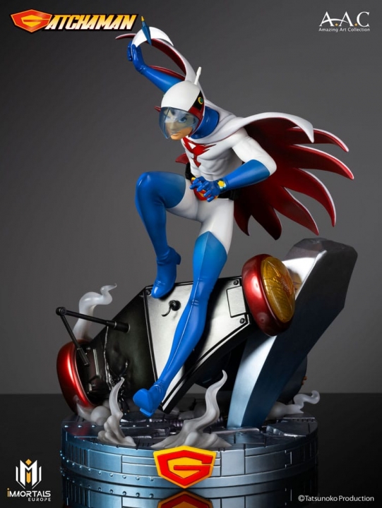 Gatchaman Amazing Art Collection Statue Ken the Eagle / Joe The Condor 34 cm