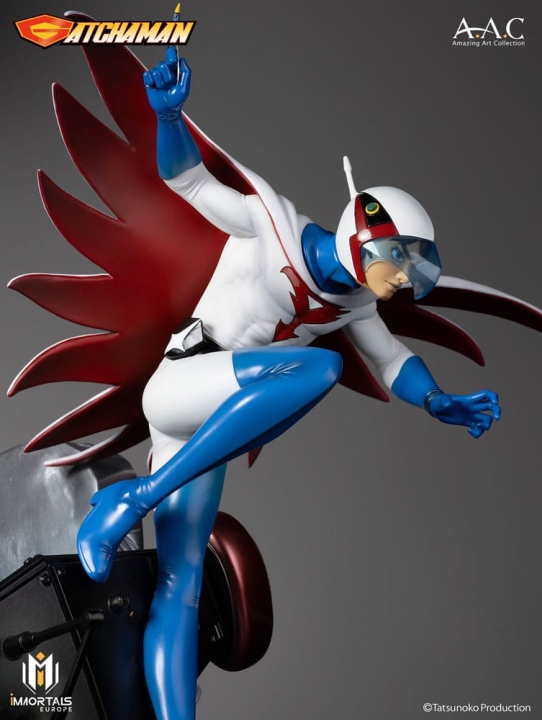 Gatchaman Amazing Art Collection Statue Ken the Eagle / Joe The Condor 34 cm