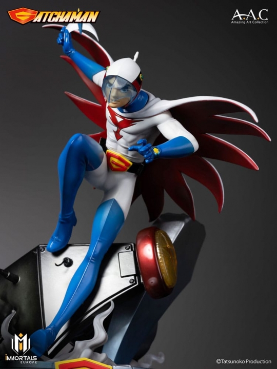 Gatchaman Amazing Art Collection Statue Ken the Eagle / Joe The Condor 34 cm