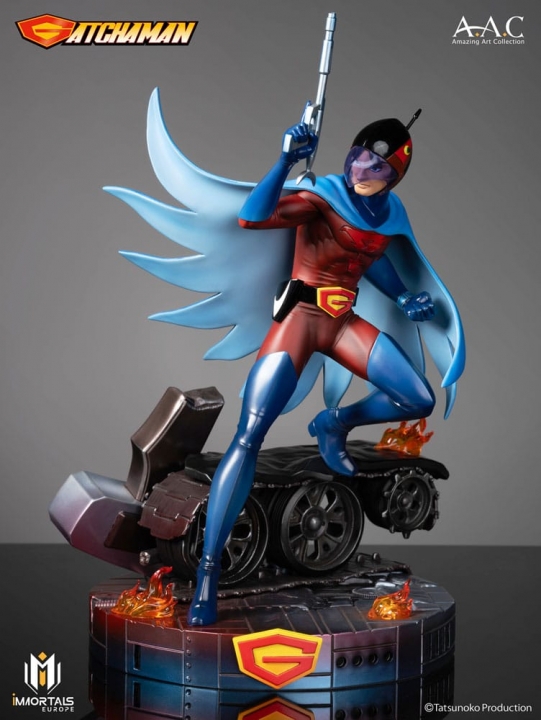 Gatchaman Amazing Art Collection Statue Ken the Eagle / Joe The Condor 34 cm