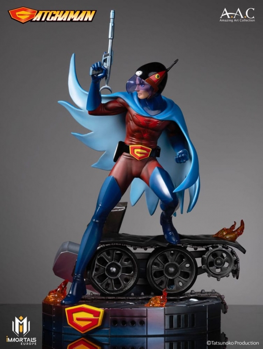 Gatchaman Amazing Art Collection Statue Ken the Eagle / Joe The Condor 34 cm