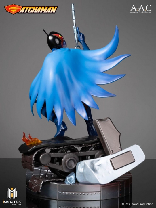 Gatchaman Amazing Art Collection Statue Ken the Eagle / Joe The Condor 34 cm