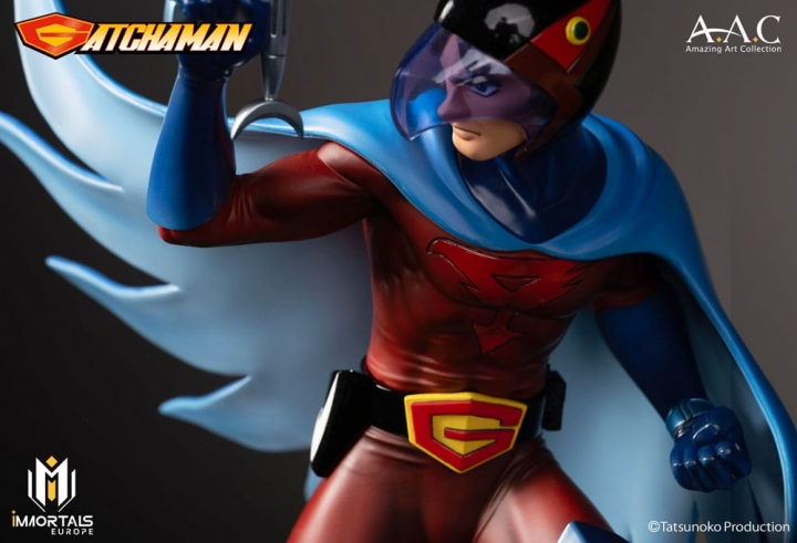 Gatchaman Amazing Art Collection Statue Ken the Eagle / Joe The Condor 34 cm