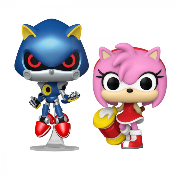 Sonic the Hedgehog POP! Games Vinyl Figure Amy Rose / Metal Sonic 9 cm