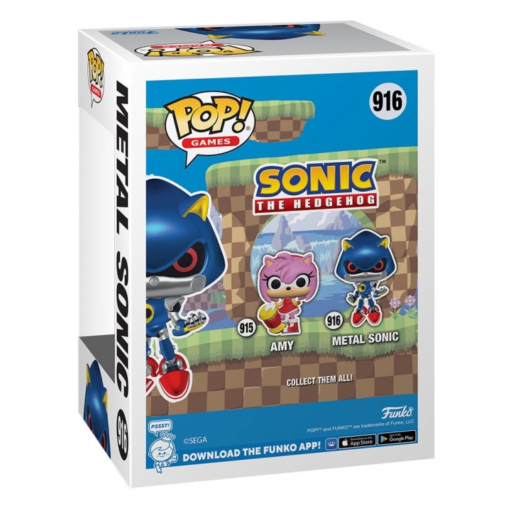 Sonic the Hedgehog POP! Games Vinyl Figure Amy Rose / Metal Sonic 9 cm