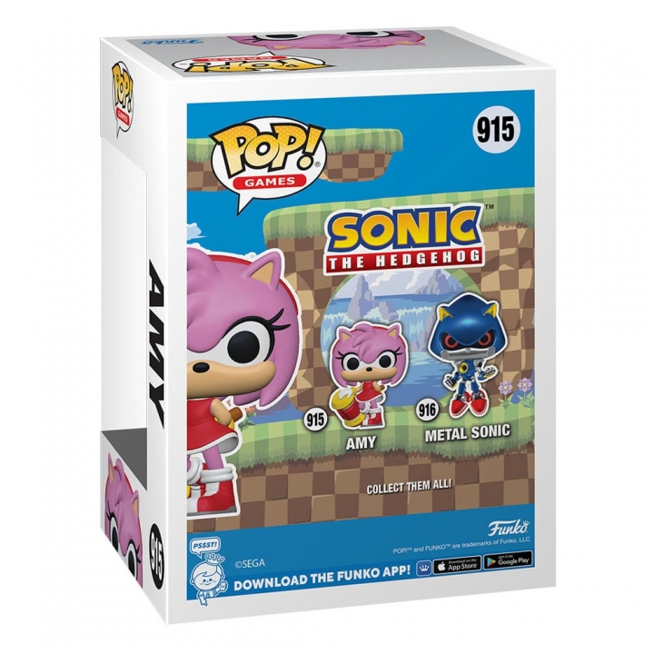 Sonic the Hedgehog POP! Games Vinyl Figure Amy Rose / Metal Sonic 9 cm