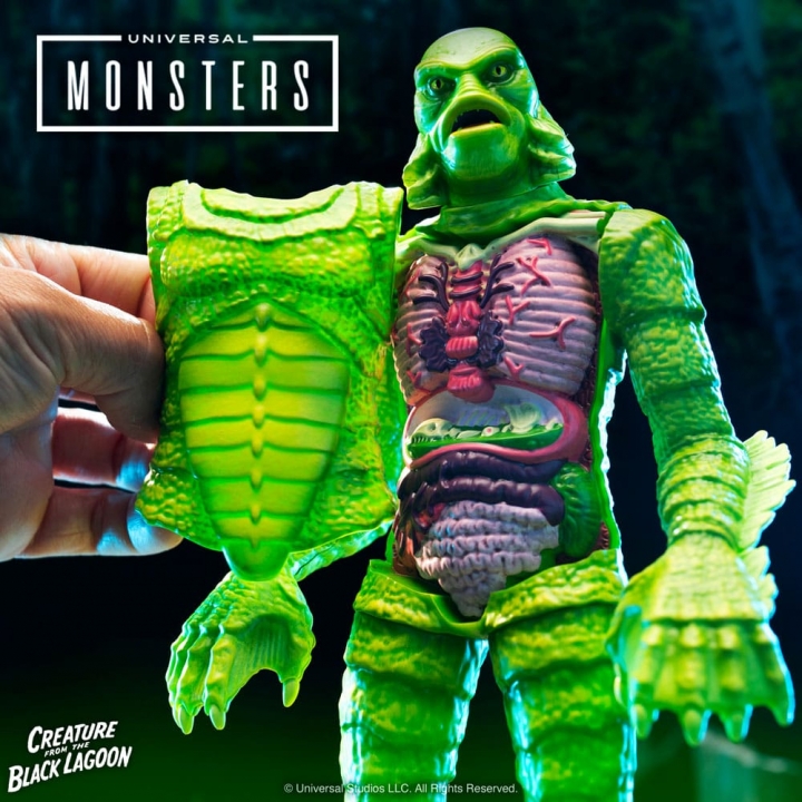 Universal Monsters Super Cyborg Action Figure Creature from the Black Lagoon (Full Color) 28 cm