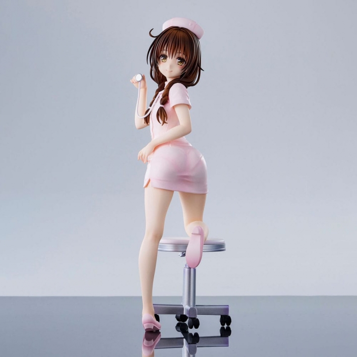 To Love-Ru Darkness Statue PVC Mikan Yuki Nurse Cosplay 25 cm