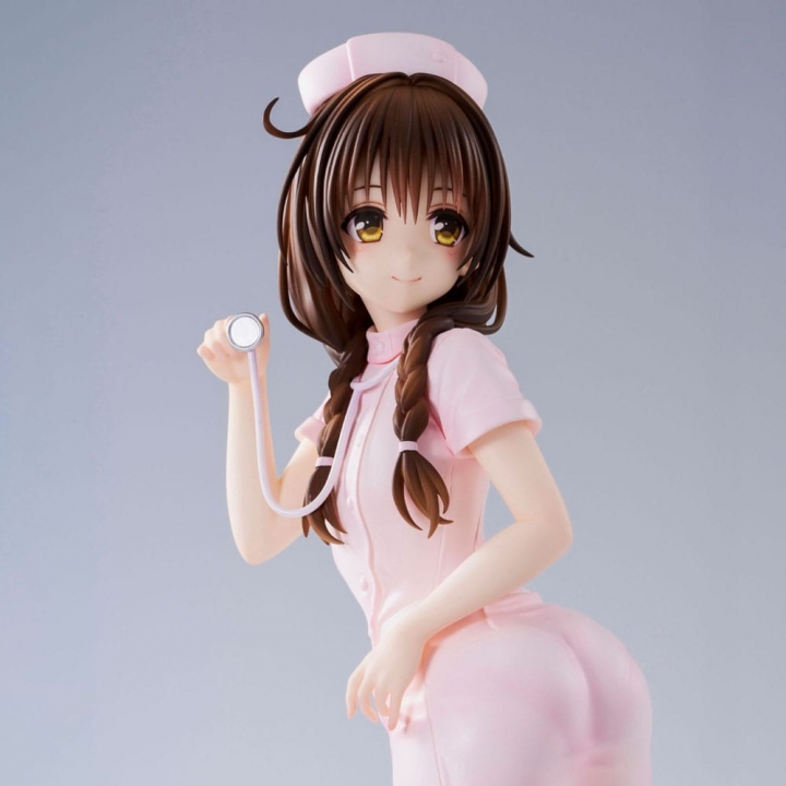 To Love-Ru Darkness Statue PVC Mikan Yuki Nurse Cosplay 25 cm