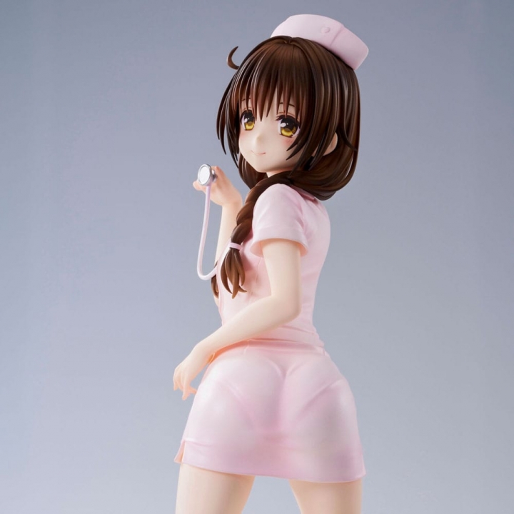 To Love-Ru Darkness Statue PVC Mikan Yuki Nurse Cosplay 25 cm