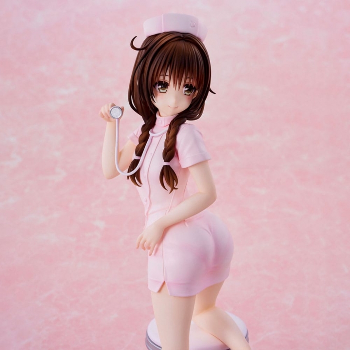 To Love-Ru Darkness Statue PVC Mikan Yuki Nurse Cosplay 25 cm