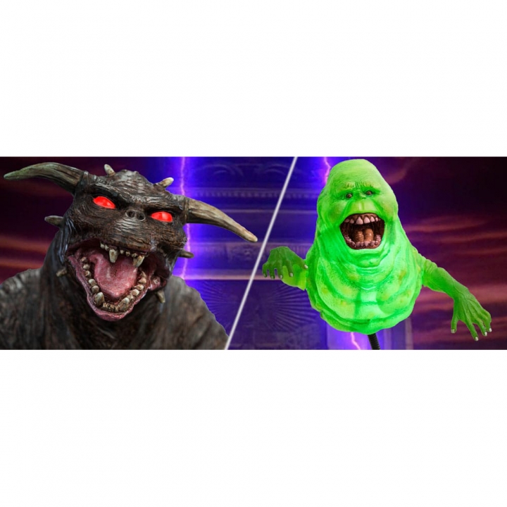 Ghostbusters Statue 1/8 Slimer (DX) + Zuul (DX) Deluxe Version Twin Pack Set 12 cm