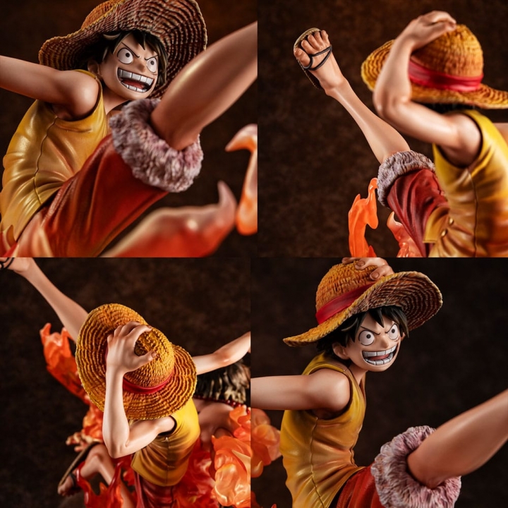 One Piece P.O.P NEO-Maximum PVC Statue Luffy & Ace Bond between brothers 20th Limited Ver. 25 cm