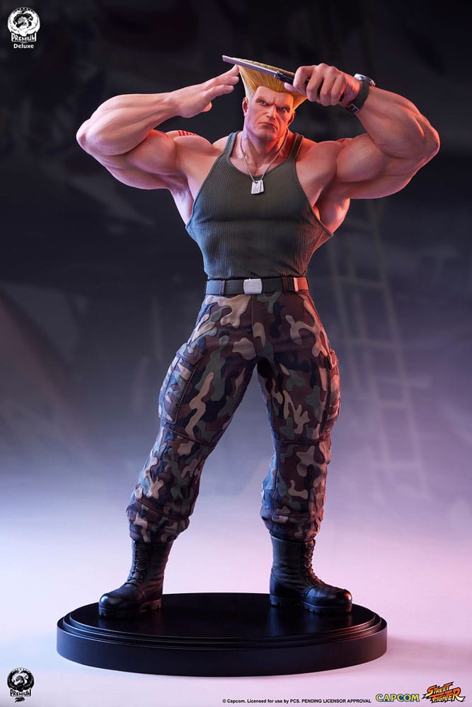 Street Fighter 6 PVC Statue 1/4 Guile / Guile Deluxe Edition 50 cm