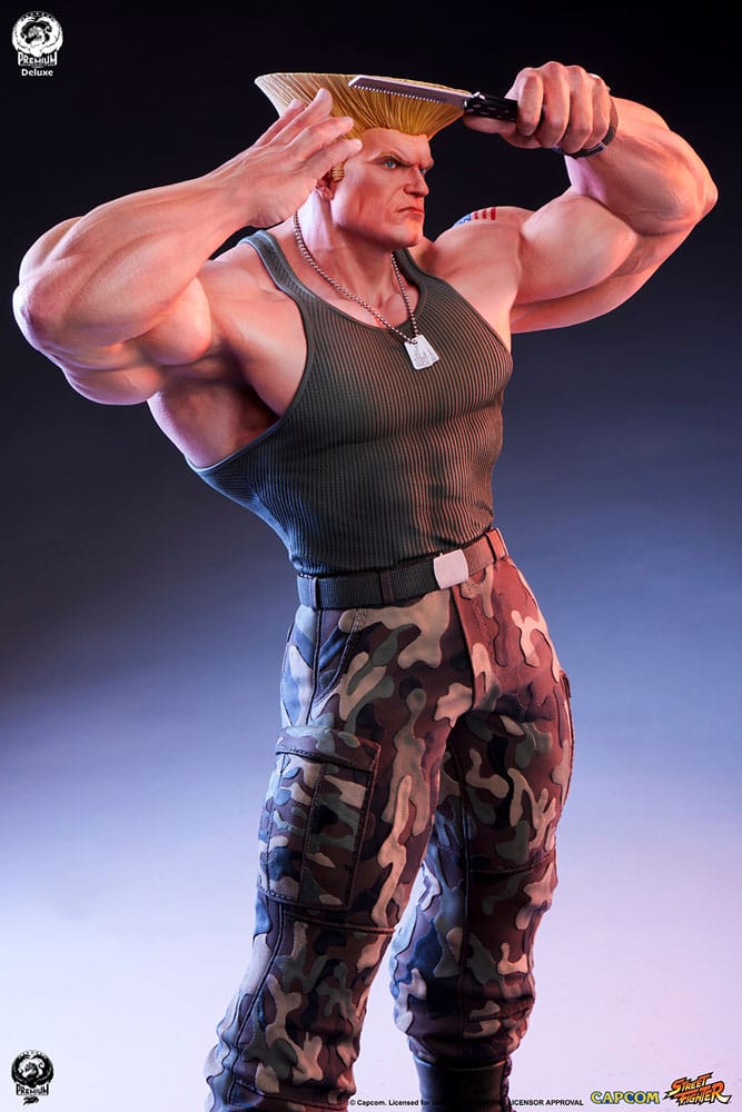 Street Fighter 6 PVC Statue 1/4 Guile / Guile Deluxe Edition 50 cm