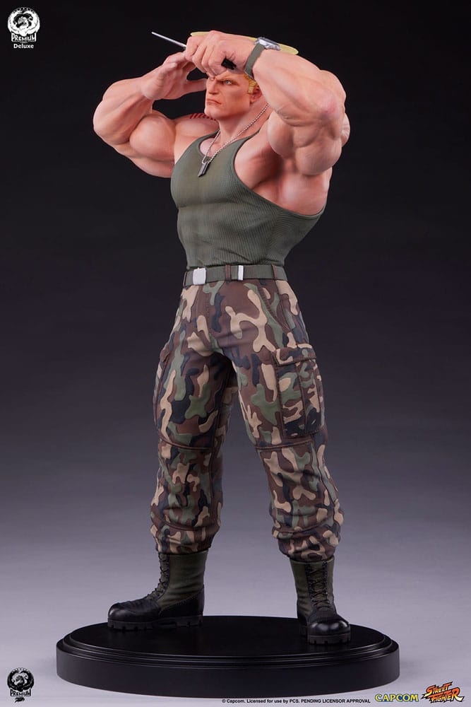 Street Fighter 6 PVC Statue 1/4 Guile / Guile Deluxe Edition 50 cm