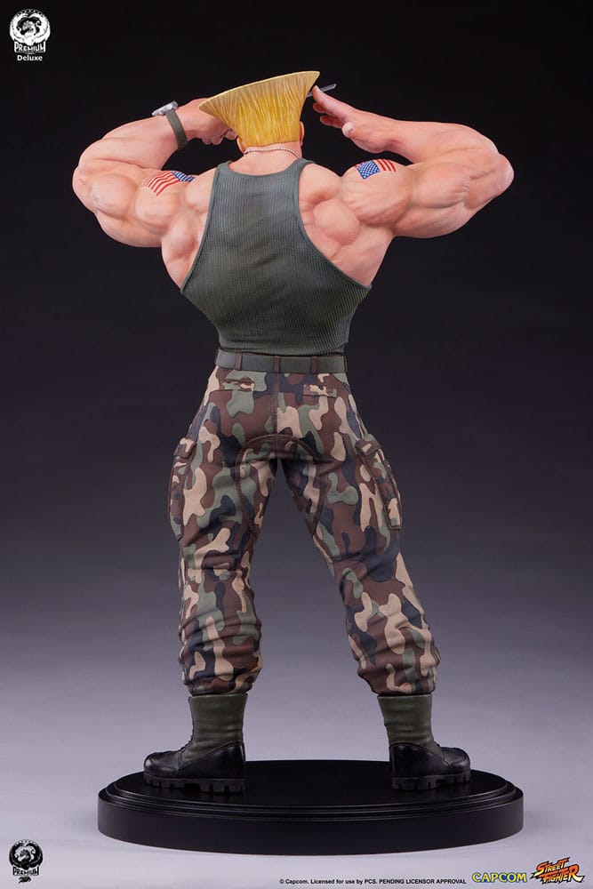 Street Fighter 6 PVC Statue 1/4 Guile / Guile Deluxe Edition 50 cm