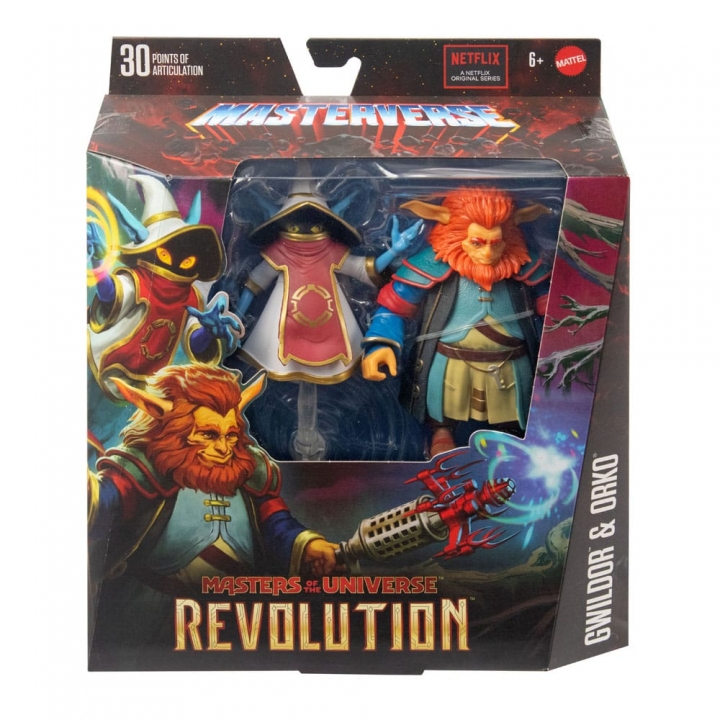 Masters of the Universe: Revolution Masterverse Action Figure 2-Pack Gwildor & Orko 13 cm