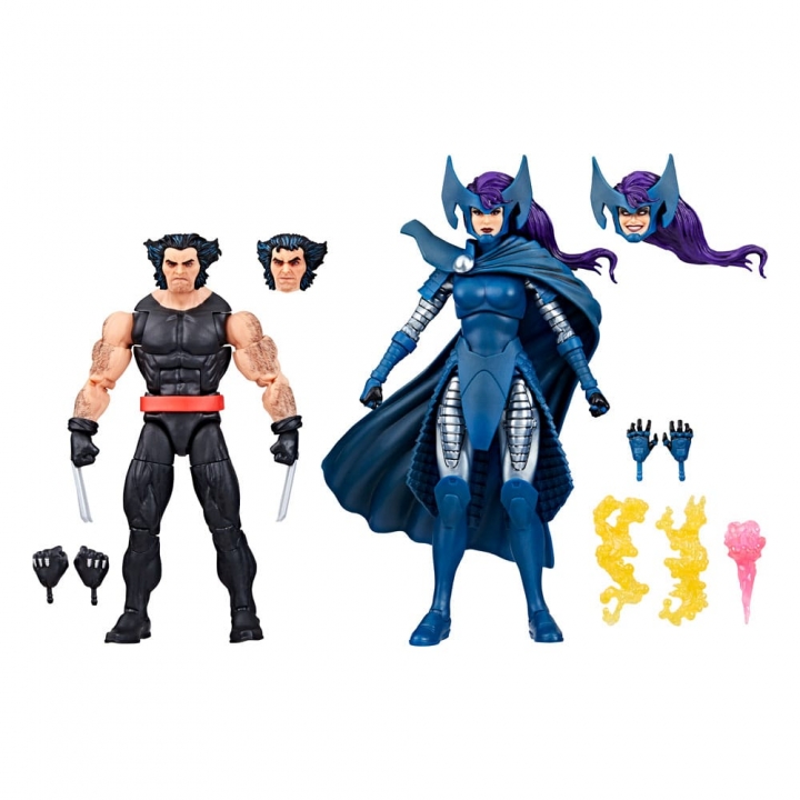 Wolverine 50th Anniversary Marvel Legends Action Figure 2-Pack Wolverine & Psylocke 15 cm