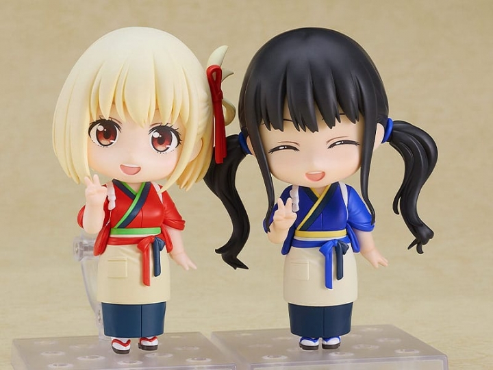 Lycoris Recoil Nendoroid Action Figure Chisato / Takina Cafe LycoReco Uniform Ver. 10 cm