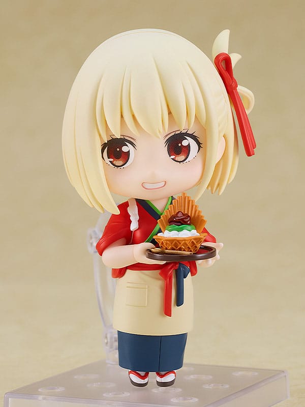 Lycoris Recoil Nendoroid Action Figure Chisato / Takina Cafe LycoReco Uniform Ver. 10 cm