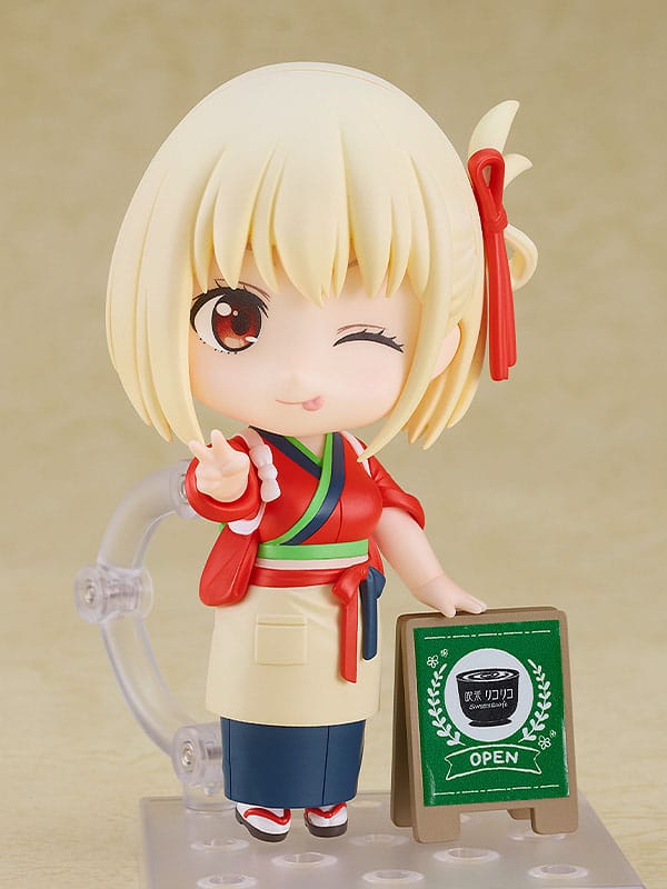 Lycoris Recoil Nendoroid Action Figure Chisato / Takina Cafe LycoReco Uniform Ver. 10 cm