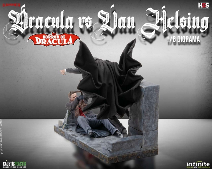 Horror Of Dracula - Dracula Vs Van Helsing 1/6 Diorama 28 cm