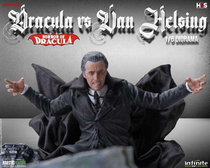 Horror Of Dracula - Dracula Vs Van Helsing 1/6 Diorama 28 cm