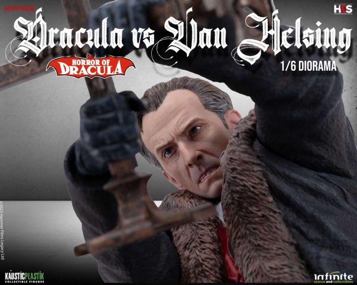 Horror Of Dracula - Dracula Vs Van Helsing 1/6 Diorama 28 cm