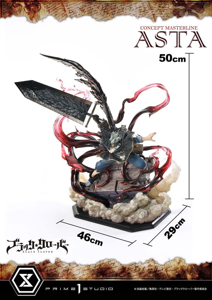 Black Clover Concept Masterline Series Statue 1/6 Asta 50 cm