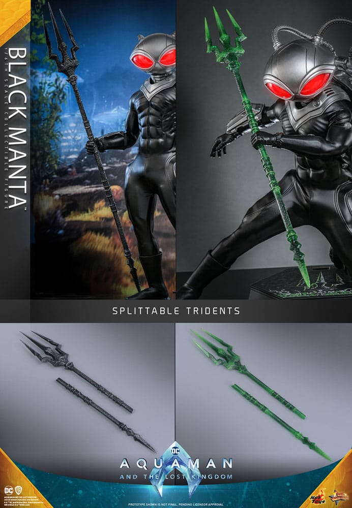 Aquaman and the Lost Kingdom Movie Masterpiece Action Figure 1/6 Black Manta 34 cm