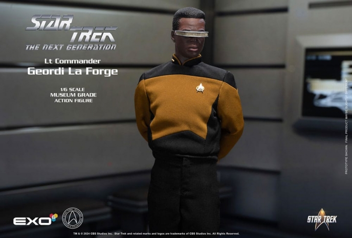 Star Trek: The Next Generation Action Figure 1/6 Geordi La Forge Essentials Version 28 cm